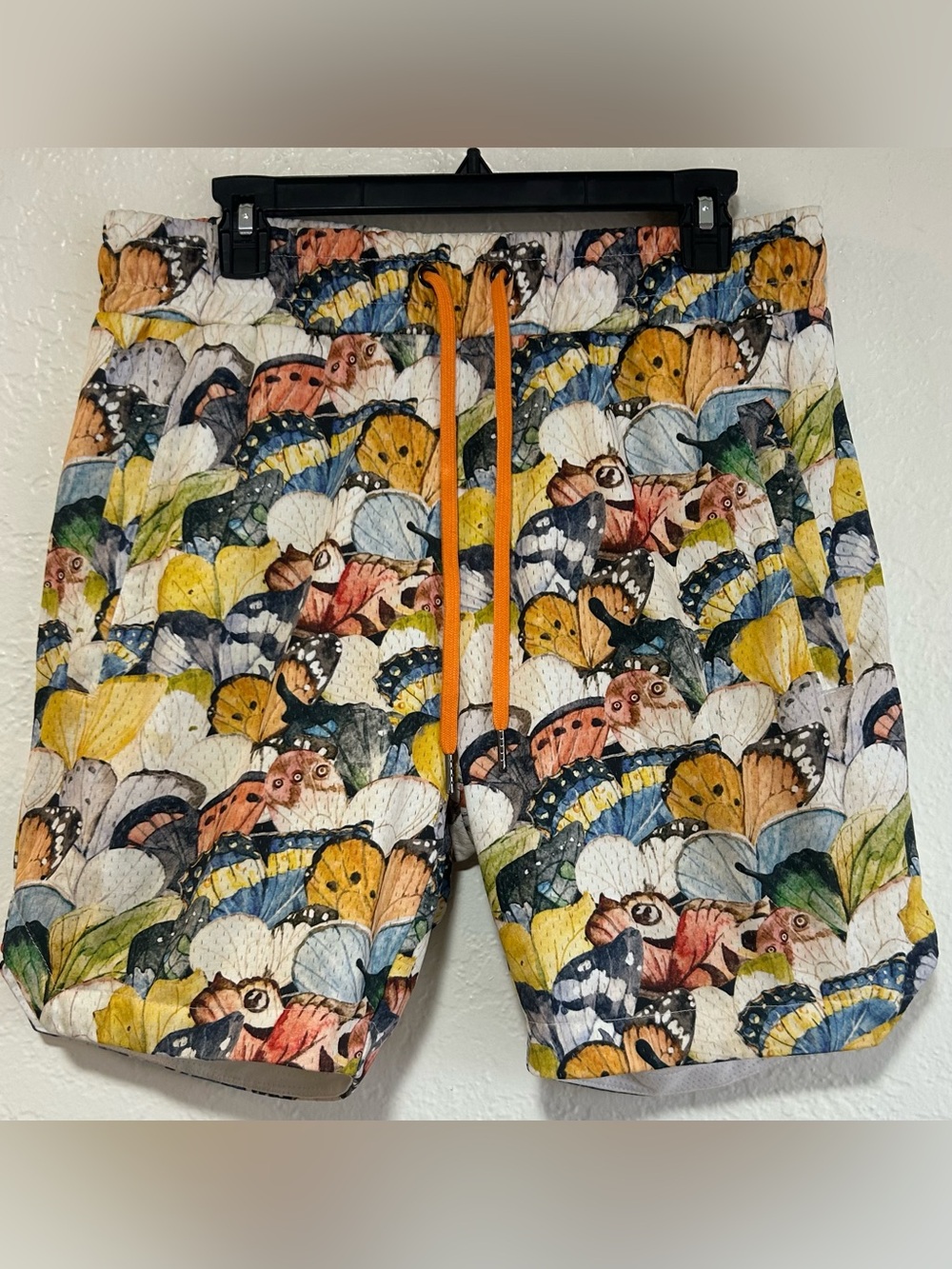 Maison Article Men's Multicolor Butterfly-Print Swim Trunks